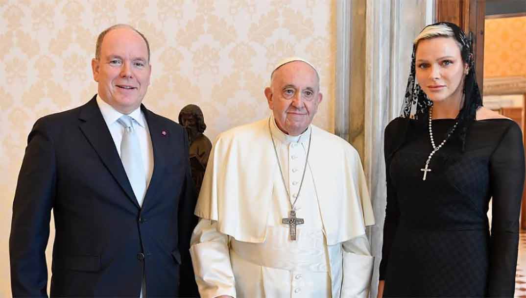 Príncipes Alberto y Charlene de Mónaco en El Vaticano © Photos : Éric Mathon / Palais princier - Foto@vaticanmedia