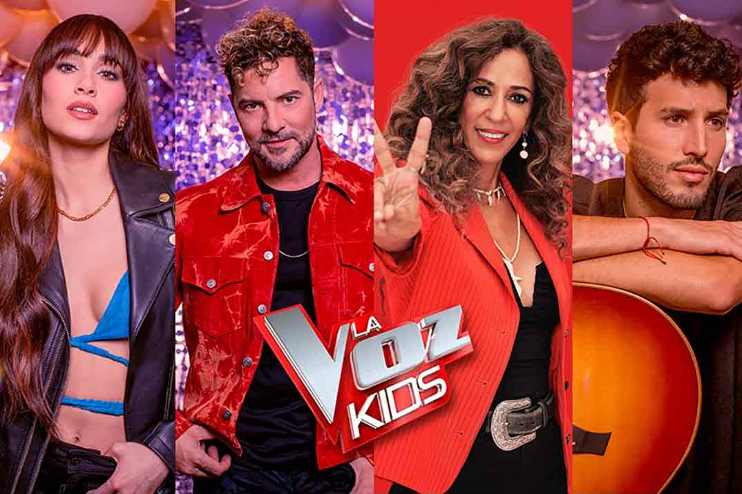 Aitana, David Bisbal, Rosario y Sebastián Yatra - La Voz Kids © Antena 3