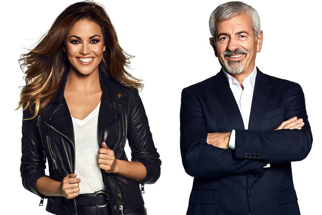 Lara Álvarez y Carlos Sobera © Telecinco