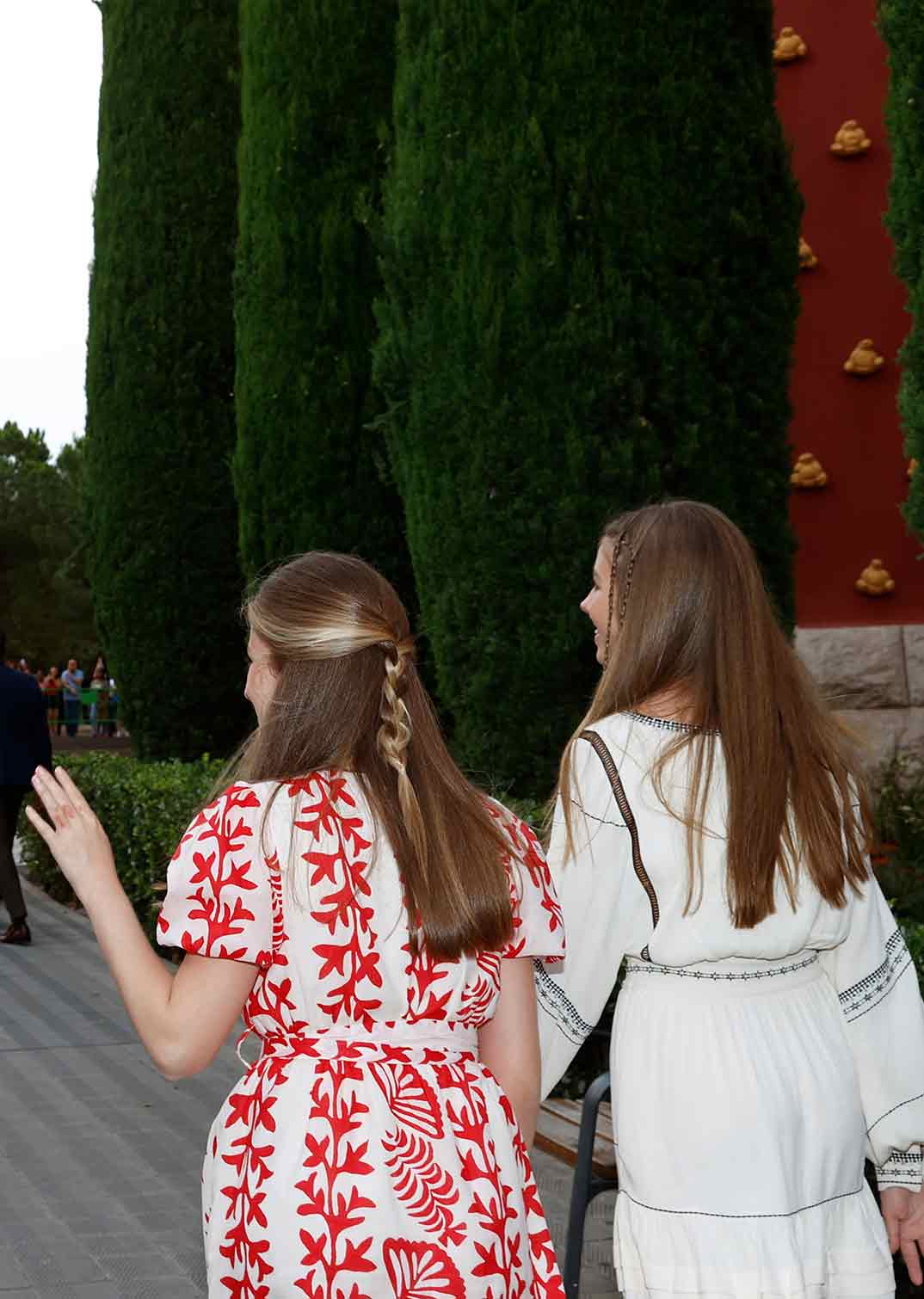 Princesa Leonor y la Infanta Sofía - Teatro-Museo Dalí de Figueres © Casa S.M. El Rey