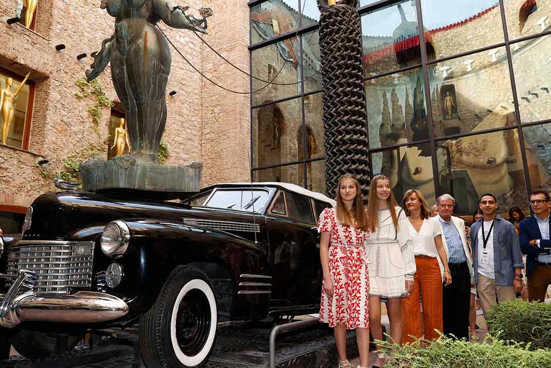 Princesa Leonor y la Infanta Sofía - Teatro-Museo Dalí de Figueres © Casa S.M. El Rey