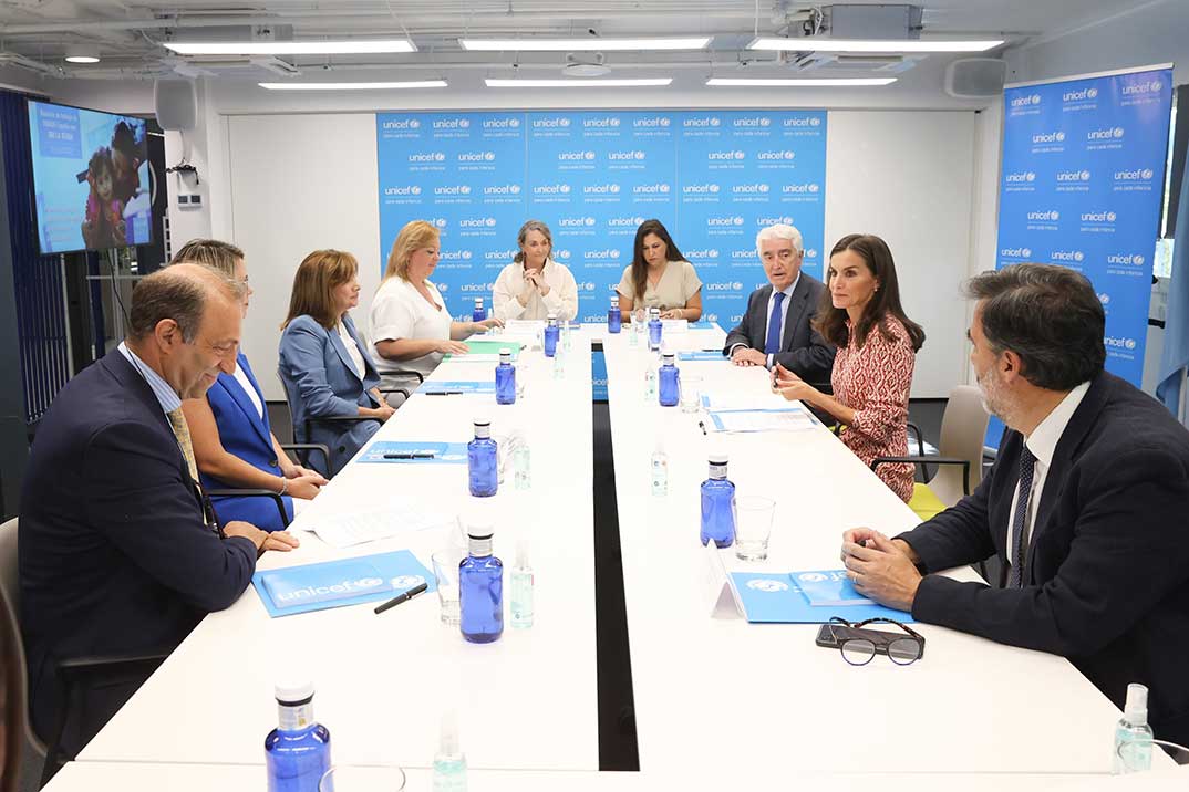 Reina Letizia - Sede de UNICEF Comité Español © Casa S.M. El Rey