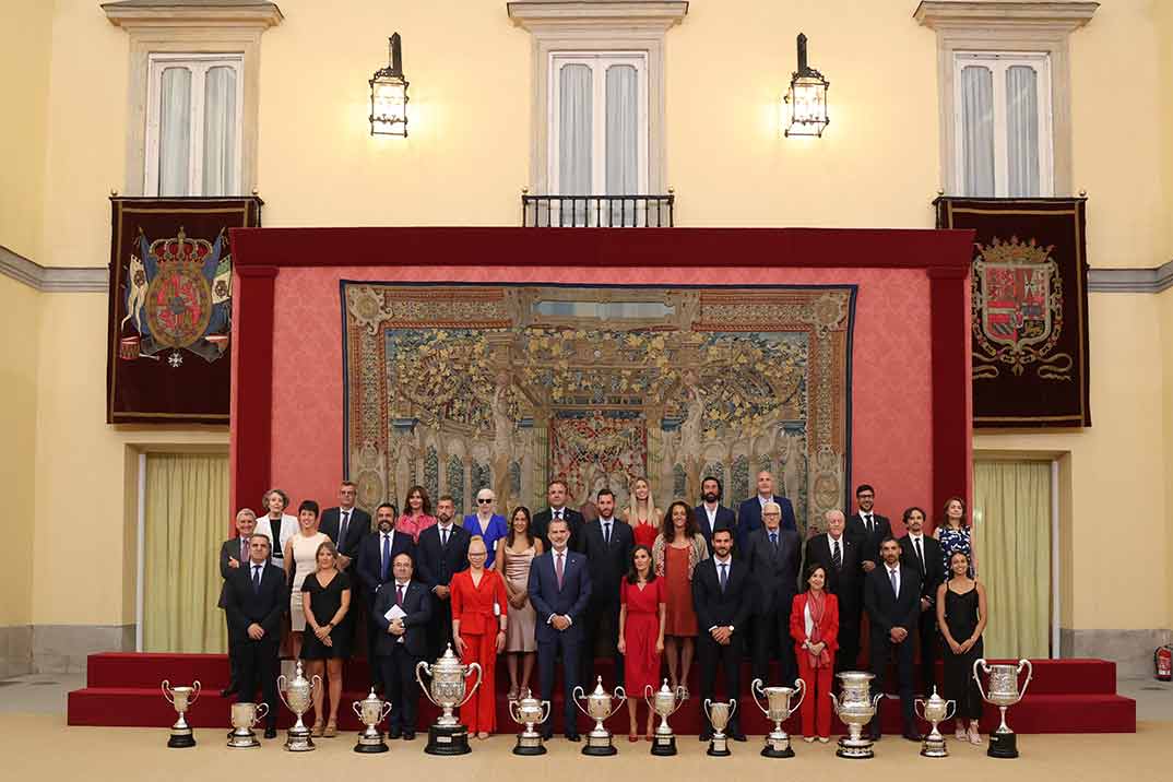 Reyes Felipe y Letizia - Premios Nacionales del Deporte © Casa S.M. El Rey