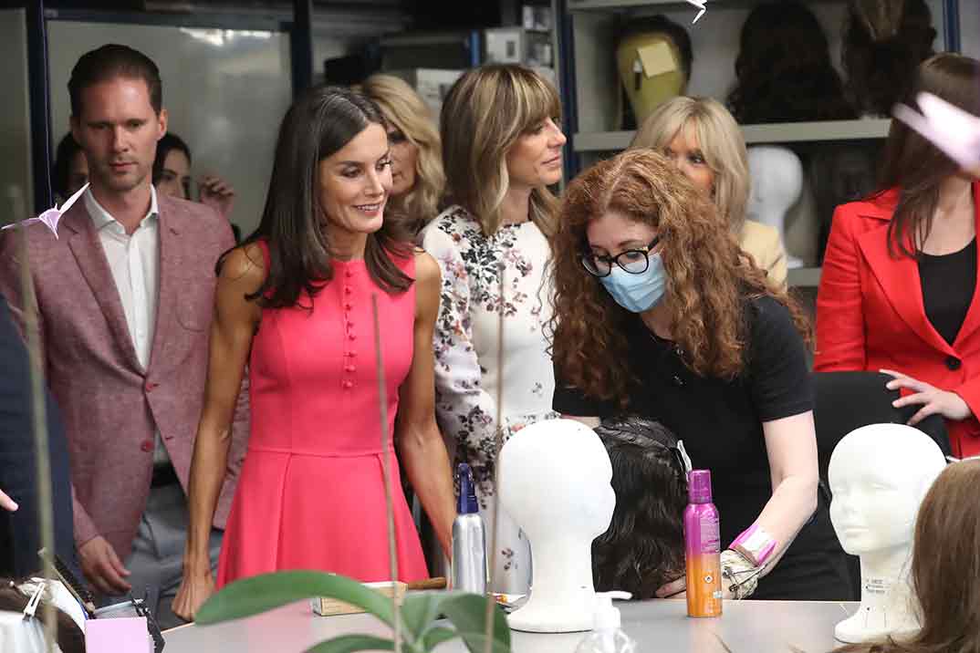 Así ha sido la visita de la reina Letizia y los acompañantes de los líderes de la OTAN al Teatro Real