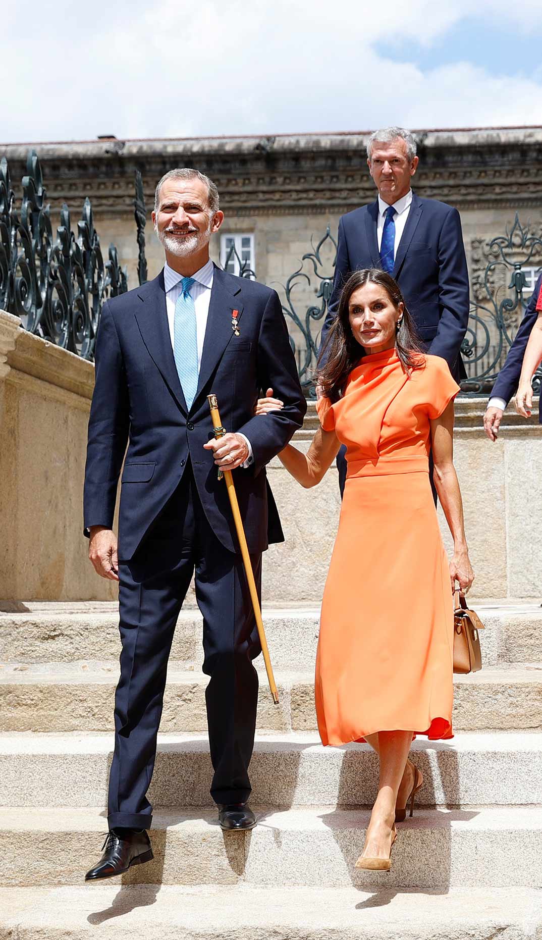 Reyes Felipe y Letizia - Santiago de Compostela © Casa S.M. El Rey