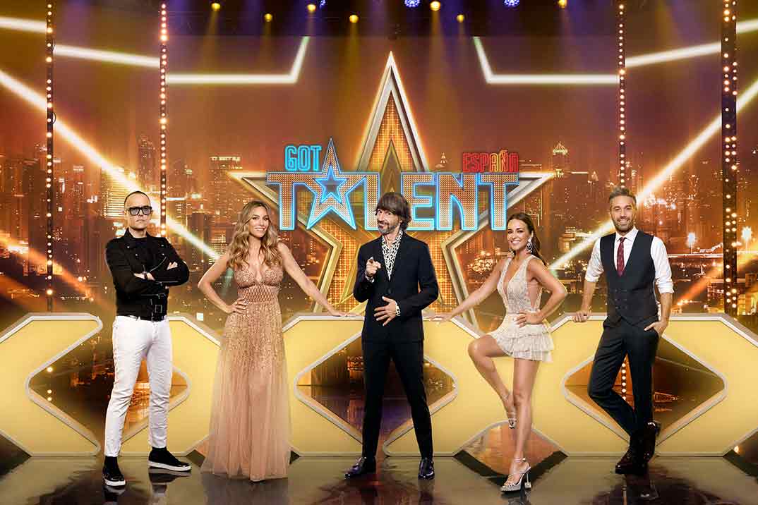 Paula Echevarría, Risto Mejide, Edurne y Dani Martínez - Got Talent España © Mediaset