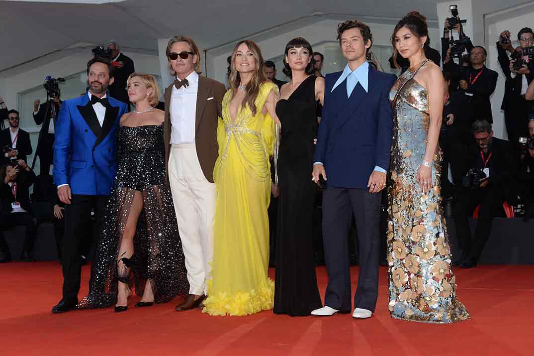 Florence Pugh, Gemma Chan, Harry Styles, Chris Pine, Olivia Wilde - Festival de Cine de Venecia © Foto ASAC/Giorgio Zucchiatti