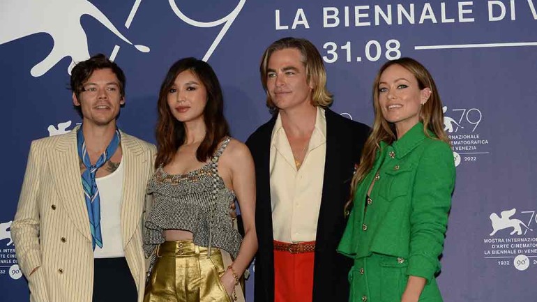 Revolución en redes por el presunto escupitajo de Harry Styles a Chris Pine en el Festival de Venecia