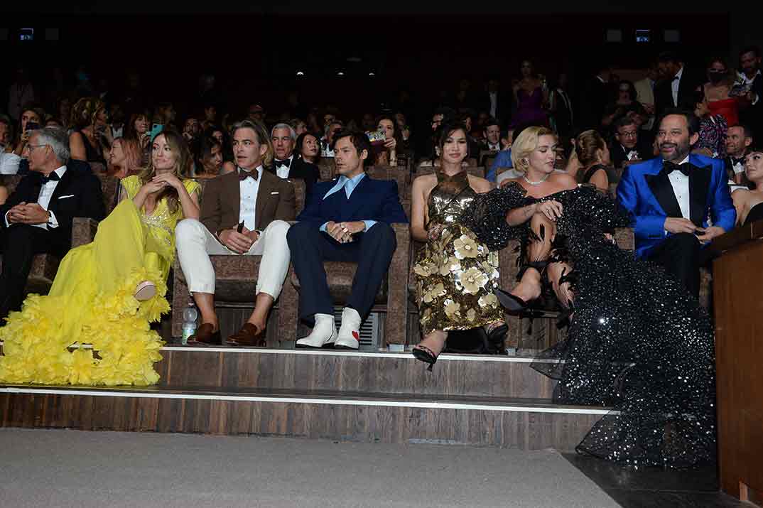Florence Pugh, Gemma Chan, Harry Styles, Chris Pine, Olivia Wilde - Festival de Cine de Venecia © Foto ASAC/Giorgio Zucchiatti