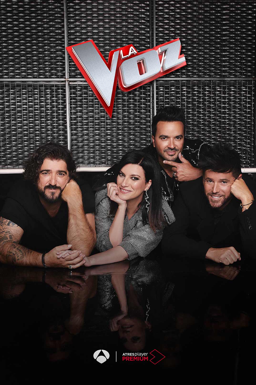 Laura Pausini, Antonio Orozco, Pablo López, Luis Fonsi - La Voz © Antena 3