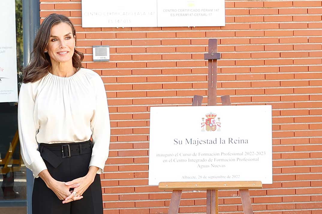 Reina Letizia - Apertura del Curso de Formación Profesional 2022/2023 © Casa S.M. El Rey