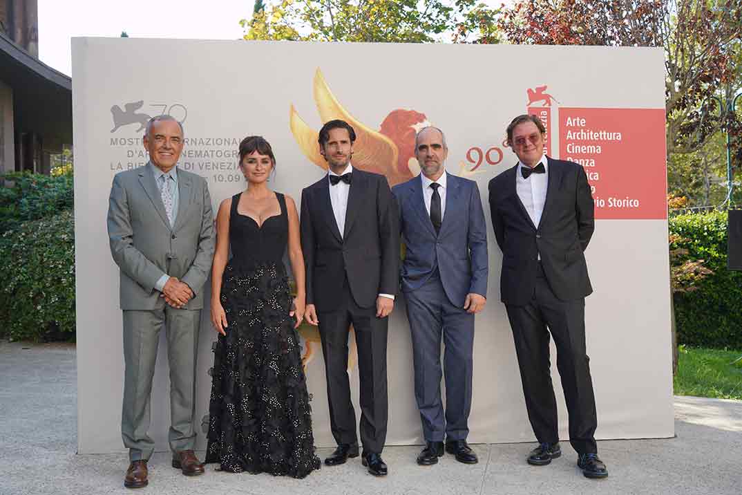 Penélope Cruz, Luis Tosar, Juan Dieto Botto, - Festival de Venecia © Foto ASAC/A. Avezz