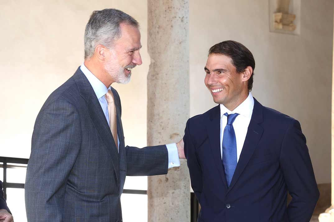 Rey Felipe VI con Rafa Nadal-  Premio Camino Real © Casa S.M. El Rey