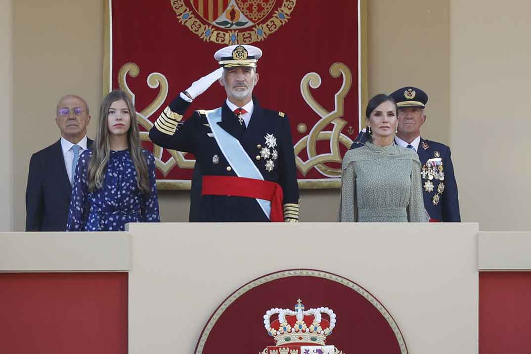 Reyes Felipe y Letizia con la infanta Sofía - Día de la Hispanidad © Casa Real S.M. El Rey