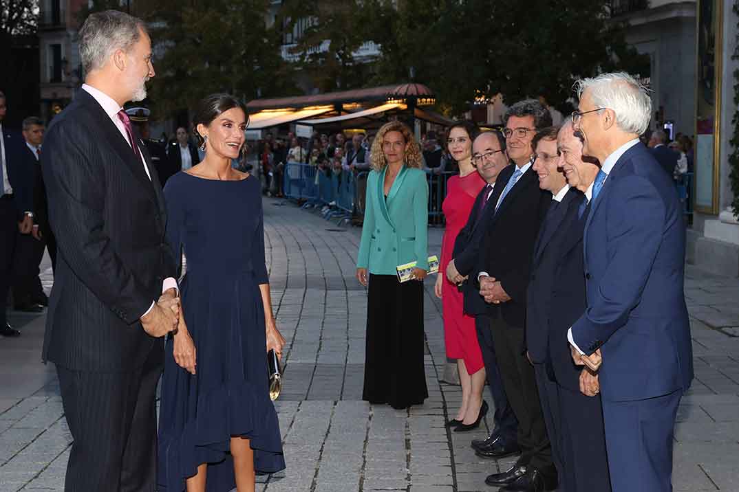 Rey Felipe y Reina Letizia - Inauguración de la temporada lírica 2022/2023 del Teatro Real de Madrid.