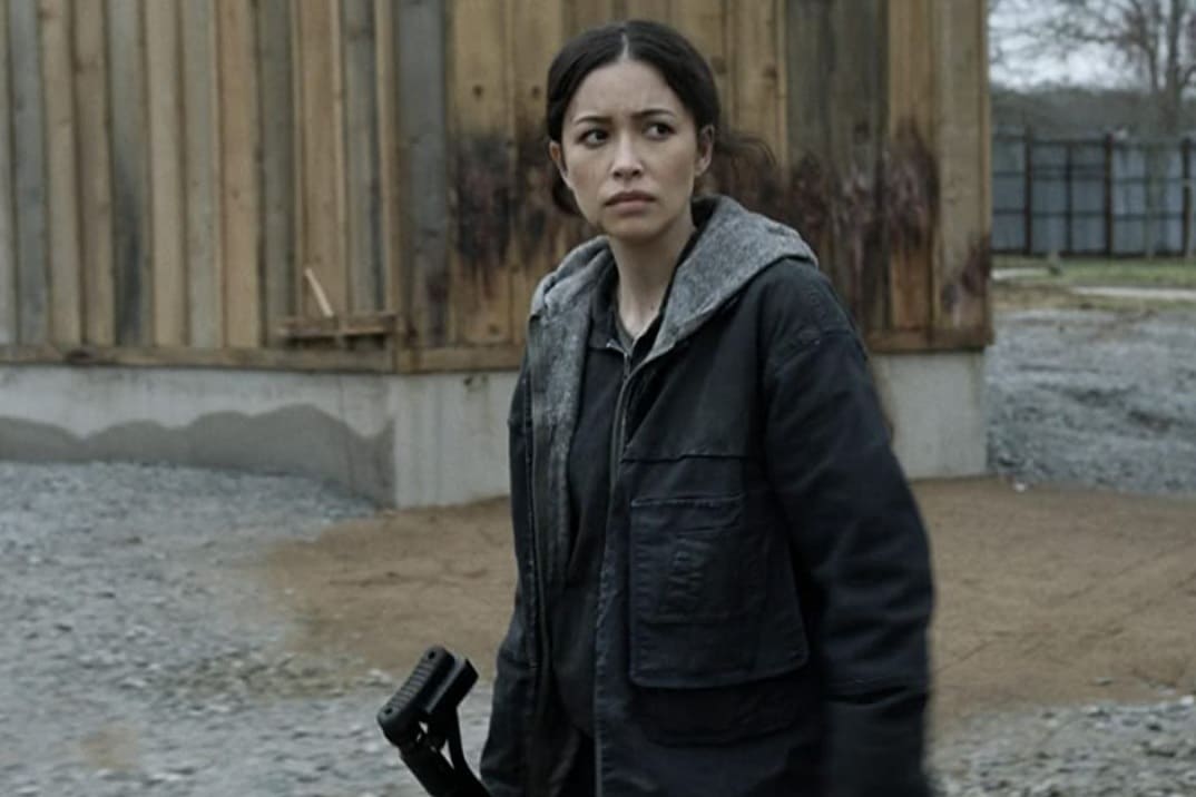 The Walking dead 11x24 - Rosita preocupada por su hija