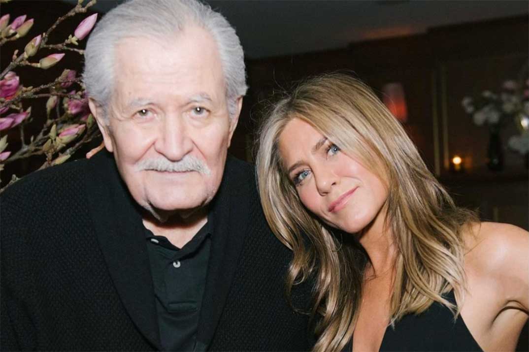 Jennifer Aniston con su padre © Instagram