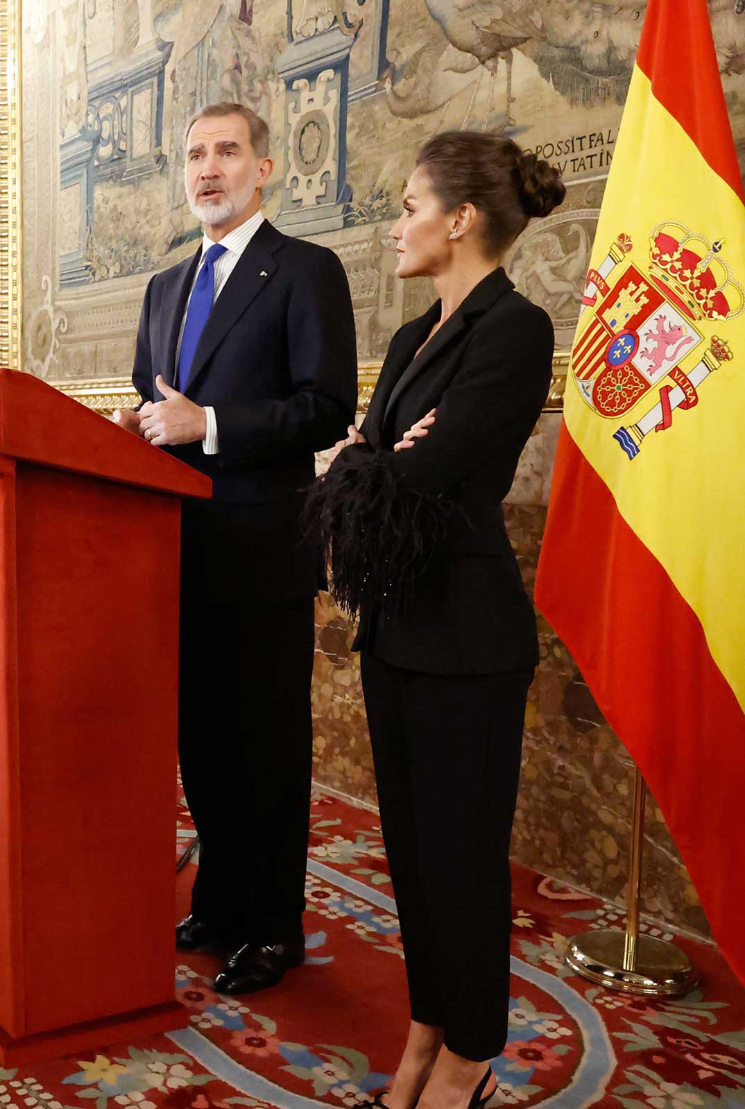 Reyes Felipe y Letizia - Audiencia a los participantes en la 68ª Sesión Anual de la Asamblea Parlamentaria de la OTAN © Casa S.M. El Rey