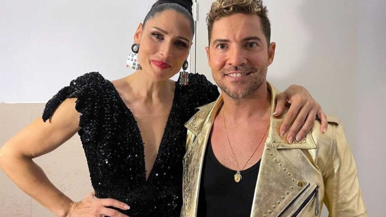 El emotivo reencuentro de David Bisbal y Rosa López sobre el escenario