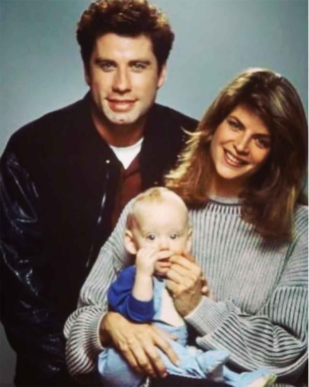 Kirstie Alley con John Travolta - Mira quien habla 