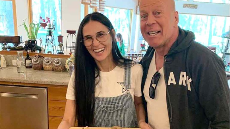 Bruce Willis y Demi Moore ya son abuelos