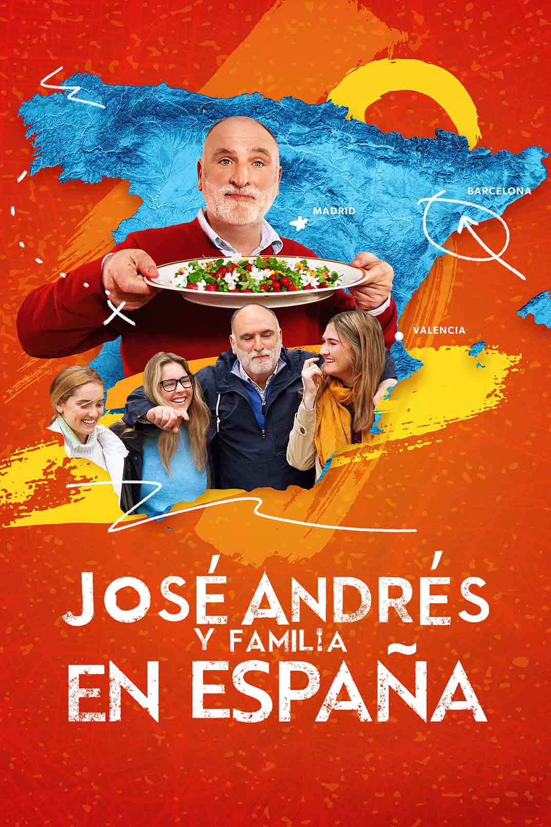 José Andrés y familia en España © HBO Max