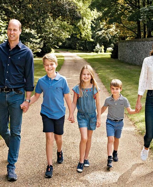 La imagen familiar de los príncipes de Gales en su felicitación navideña