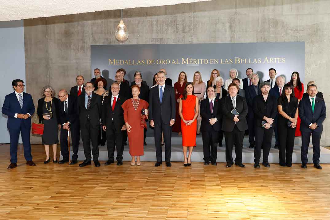 Reyes Felipe y Letizia - Medallas de Oro al Mérito en las Bellas Artes 2021 © Casa Real S.M. El Rey