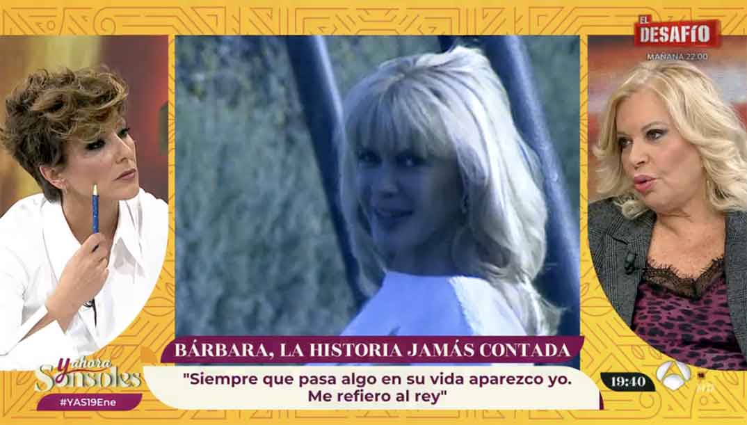 Bárbara Rey - Y ahora, Sonsoles © Antena 3