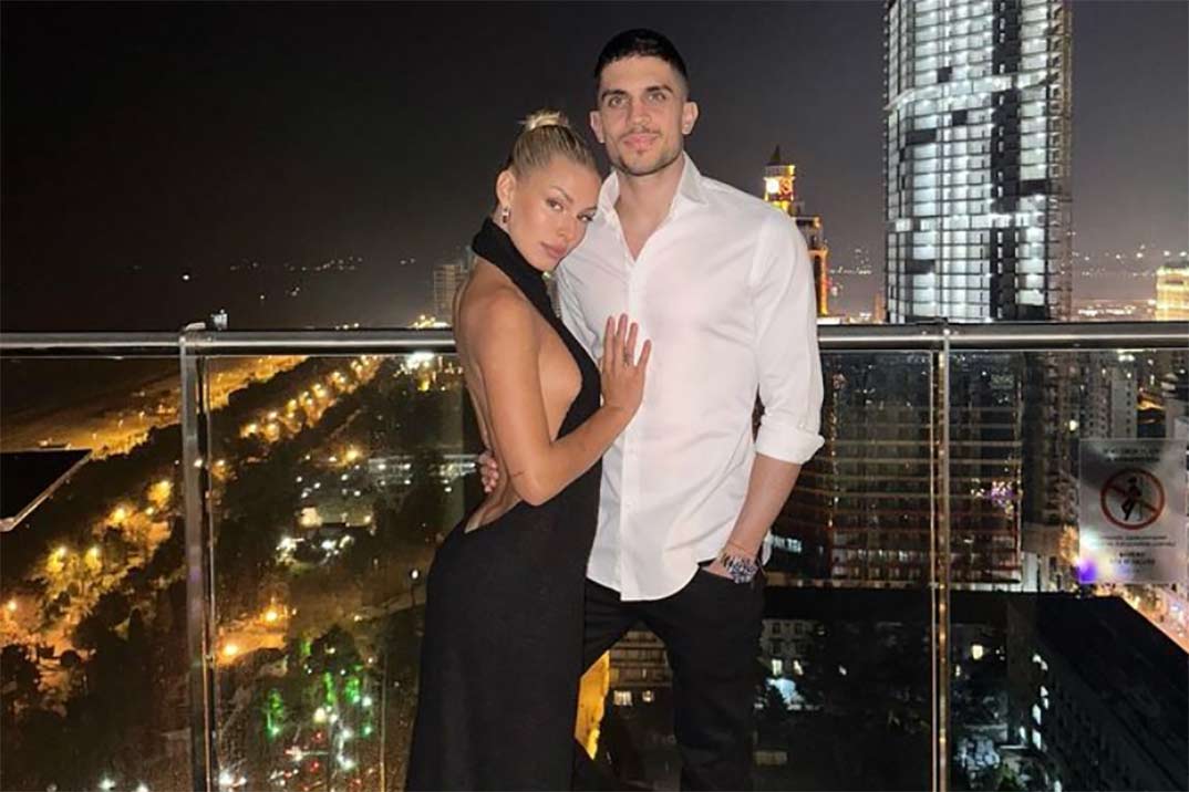 Jessica Goicoechea y Marc Bartra © Redes Sociales