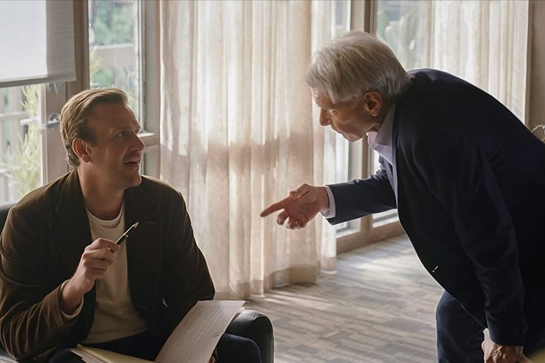 Terapia sin filtro temporada 1 - Imagen promocional con Jason Segel y Harrison Ford