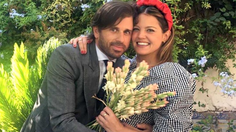 Isabelle Junot y Álvaro Falcó, padres de su primera hija