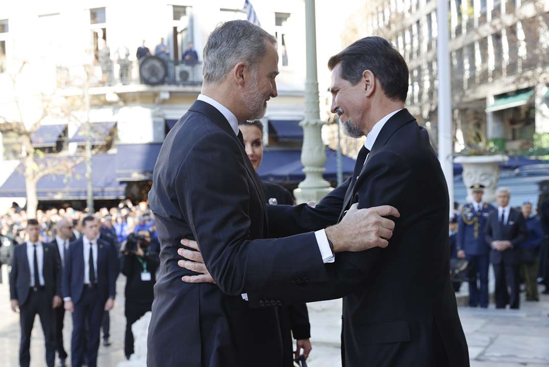 Reyes Felipe y Letizia - Funeral Constantino de Grecia © Casa Real S.M. El Rey