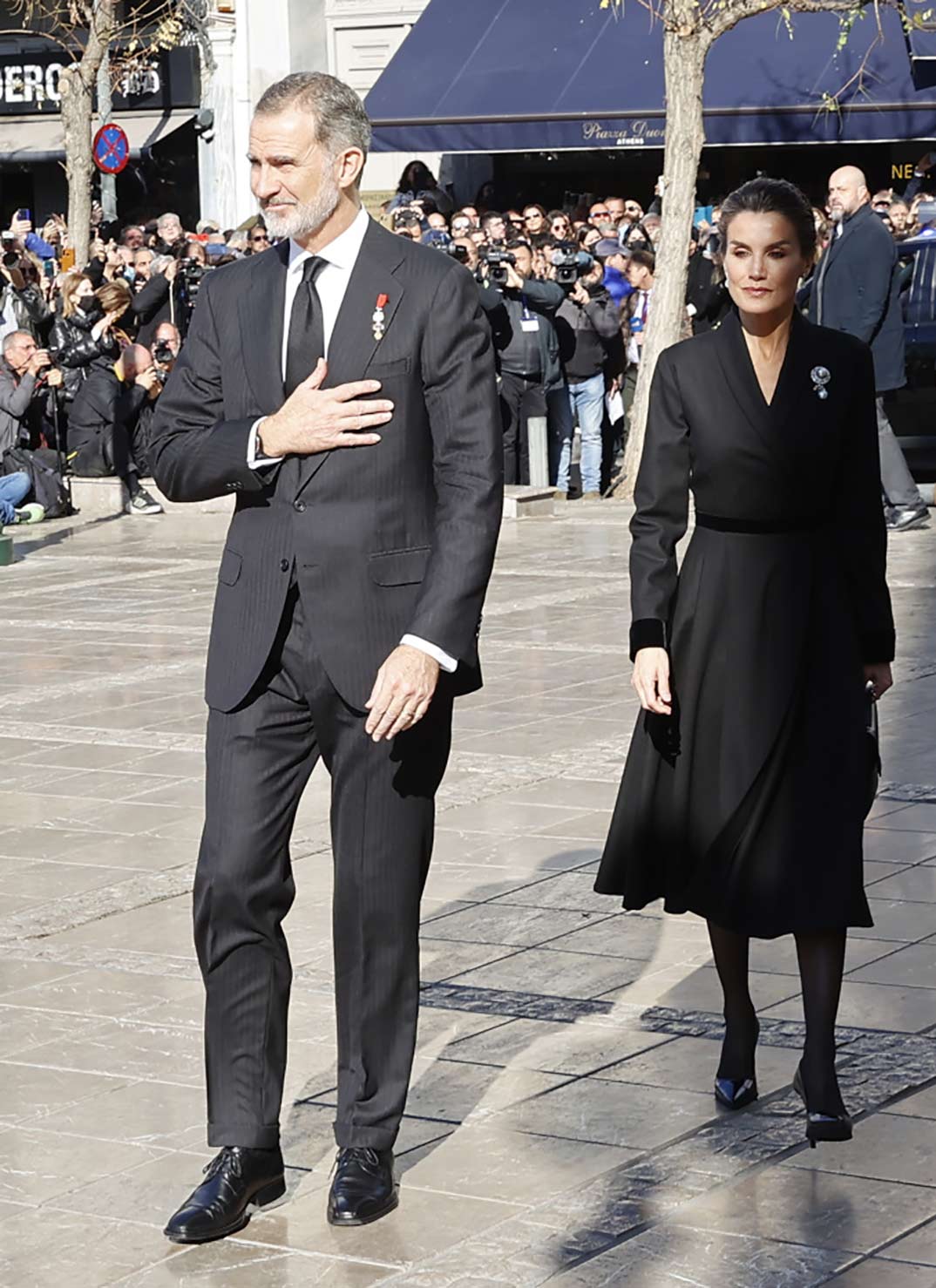 Reyes Felipe y Letizia - Funeral Constantino de Grecia © Casa Real S.M. El Rey