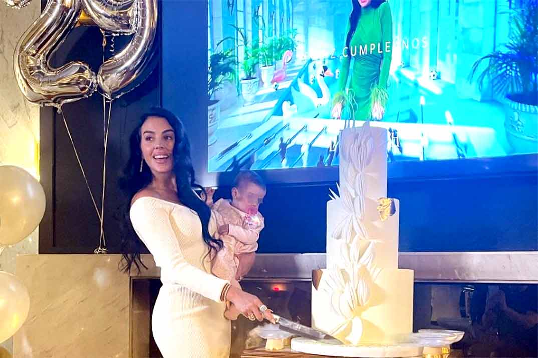 Georgina Rodríguez celebra su 29 cumpleaños por todo lo alto