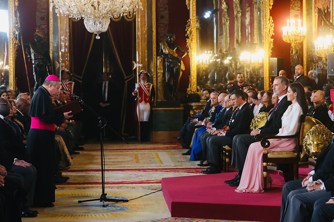 Reyes Felipe y Letizia - Recepción Cuerpo Diplomático © Casa Real S.M. El Rey