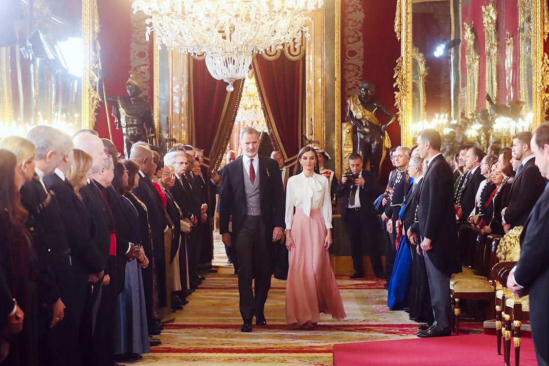 Reyes Felipe y Letizia - Recepción Cuerpo Diplomático © Casa Real S.M. El Rey