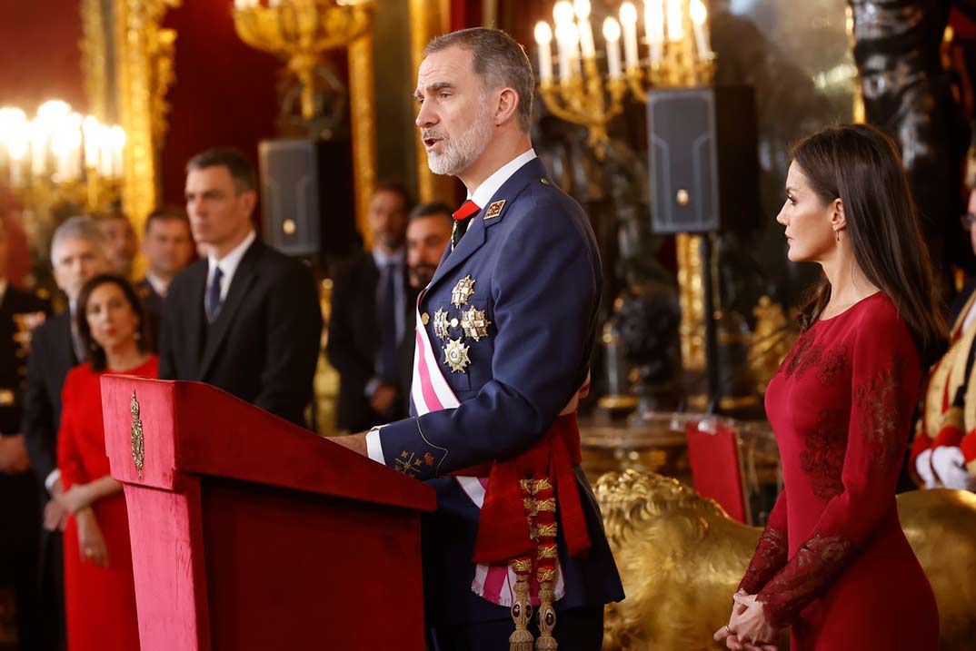 Reyes Felipe y Letizia - Pascua Militar © Casa Real S.M. El Rey