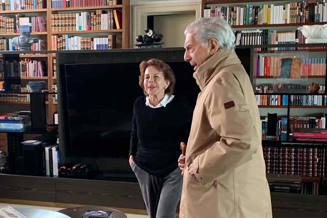 Mario Vargas Llosa y Patricia Vargas Llosa © Redes Sociales