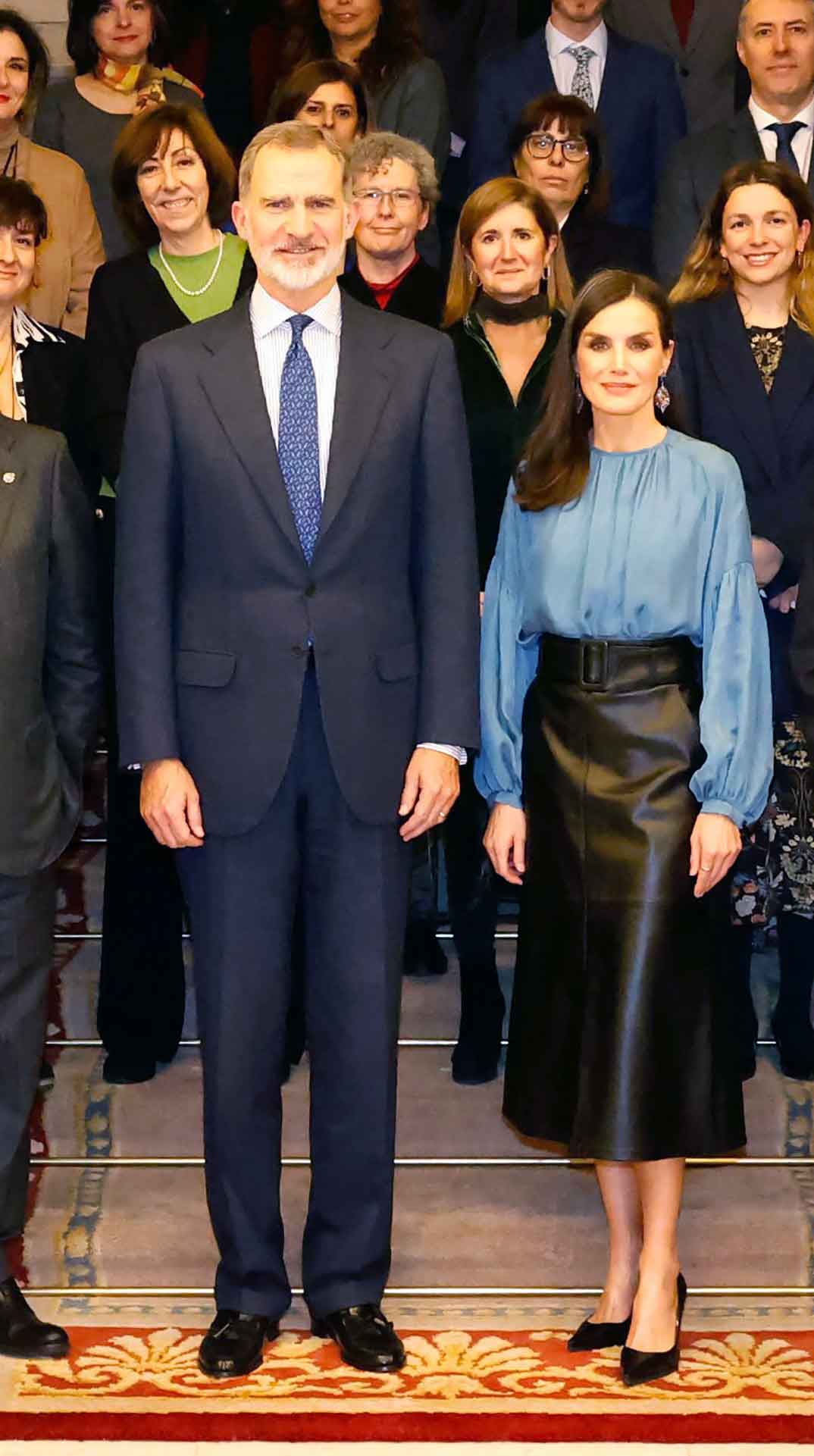 Reyes Felipe y Letizia - Pleno RAE © Casa Real S.M. El Rey