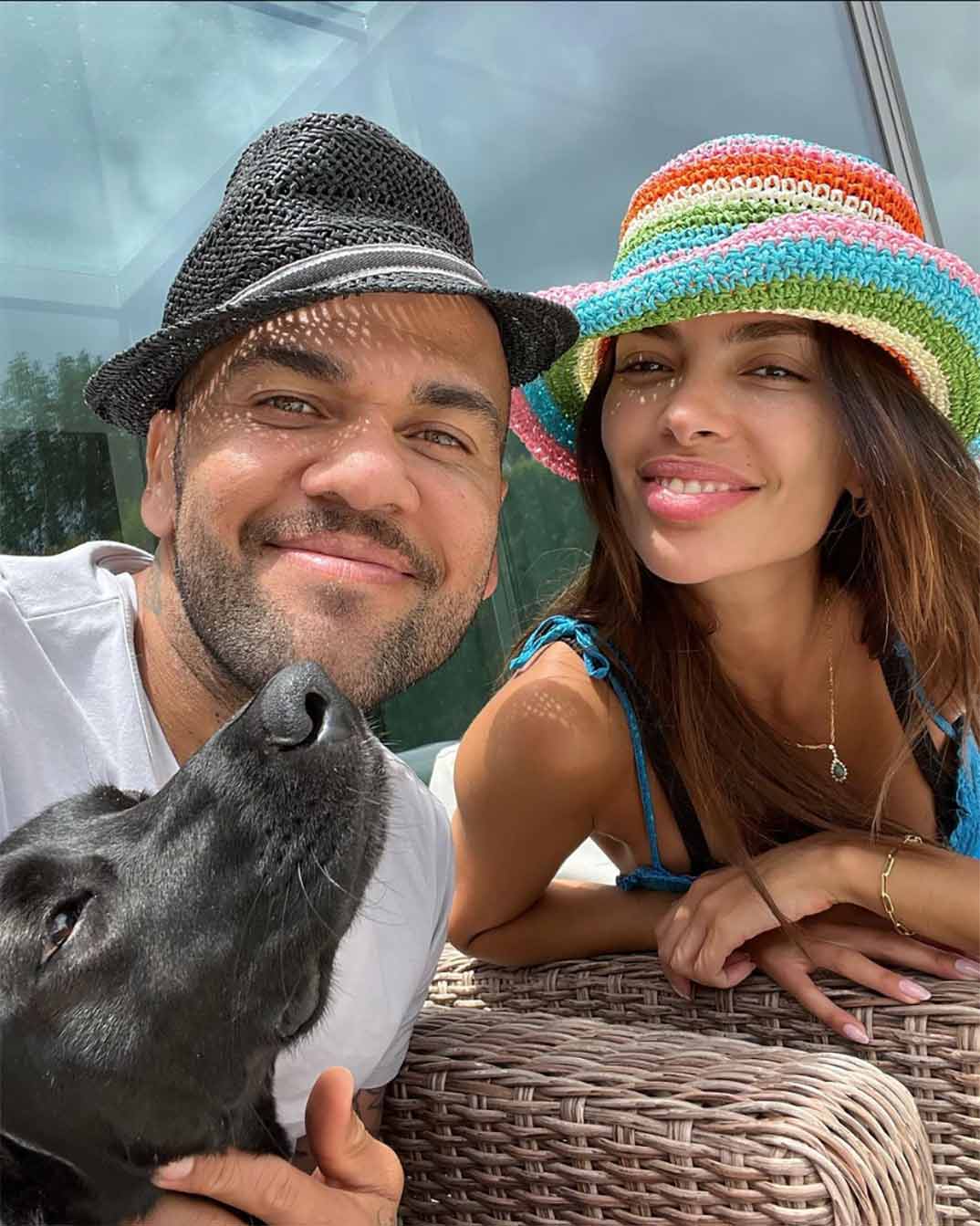 Dani Alves y Joana Sanz © Redes Sociales