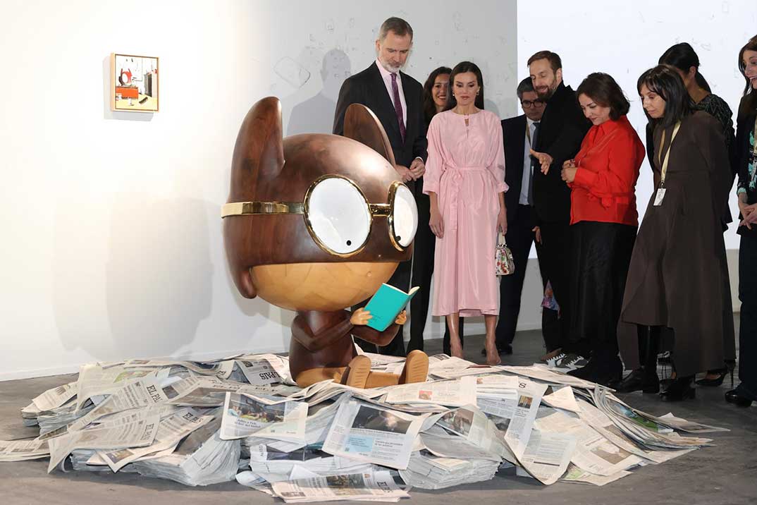 Reyes Felipe y Letizia - ARCO 2023 © Casa Real S.M. El Rey