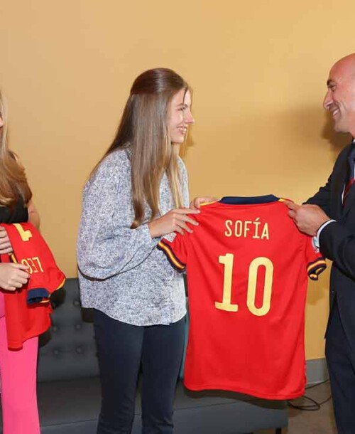 La infanta Sofía quiere ser futbolista profesional