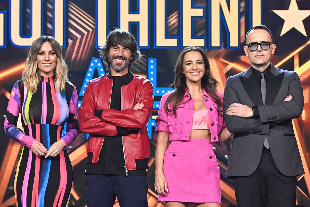 Edurne, Santi Millán, Paula Echevarría y Risto Mejide - Got Talent All Stars © Telecinco