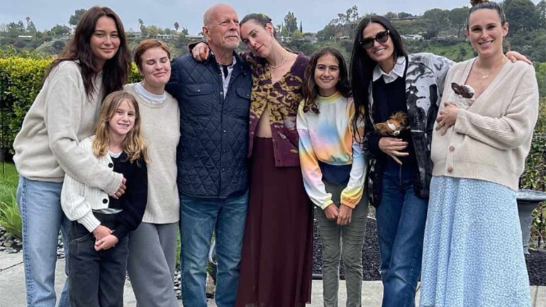 Demi Moore comparte un entrañable vídeo del cumpleaños de Bruce Willis