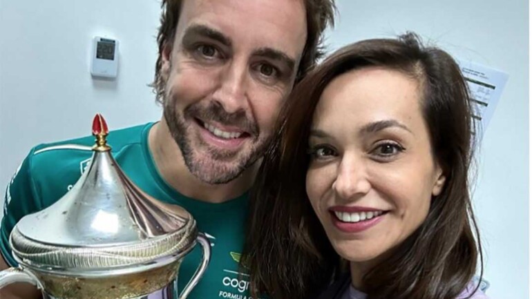 El bonito mensaje de Andrea Schlager a Fernando Alonso
