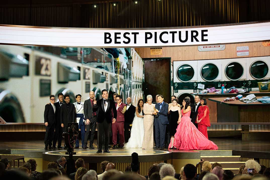 Ke Huy Quan, Michelle Yeoh, Brendan Fraser y Jamie Lee Curtis - Premios Oscar 2023 © 2022 Academy of Motion Picture Arts and Sciences