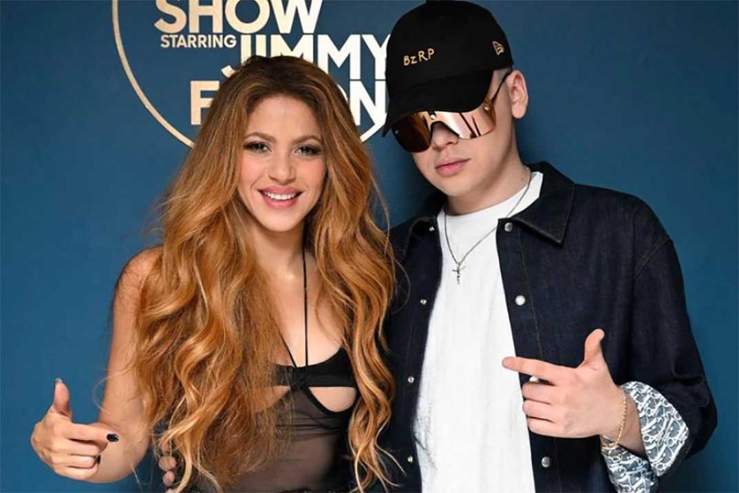 Shakira y Bizarrap © Redes Sociales