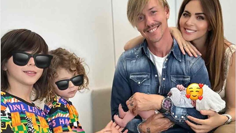 Guti y Arantxa de Benito, abuelos de su primer nieto: su hija Zayra ha sido madre