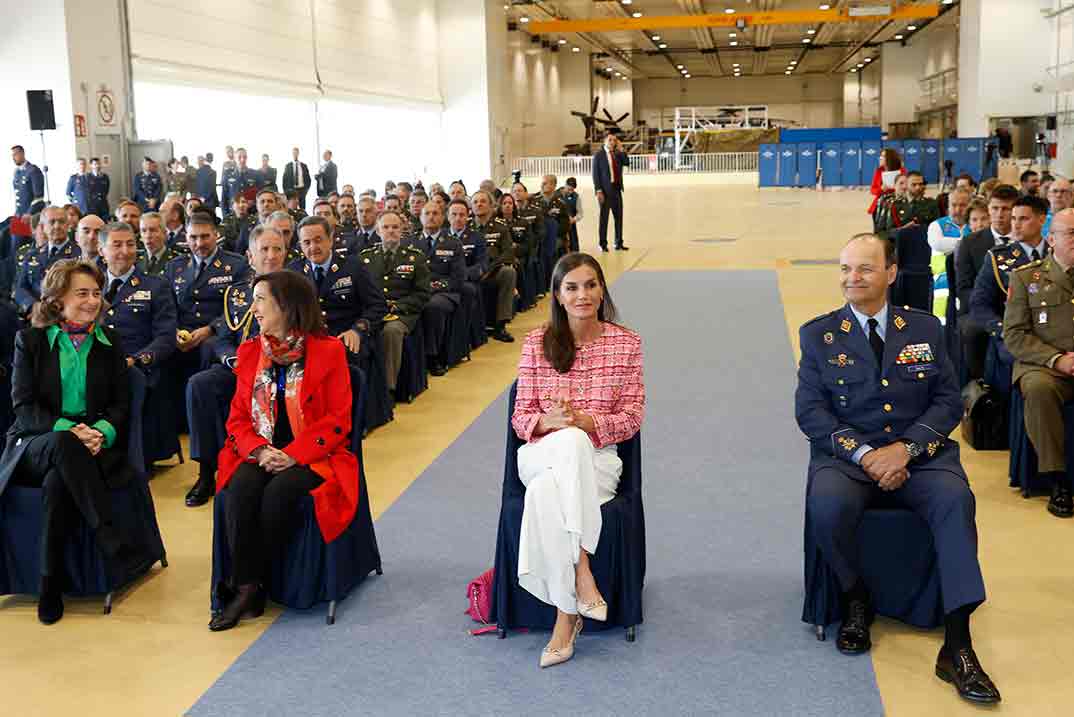 Reina Letizia - Base Aérea de Cuatro Vientos de Madrid © Casa Real S.M. El Rey